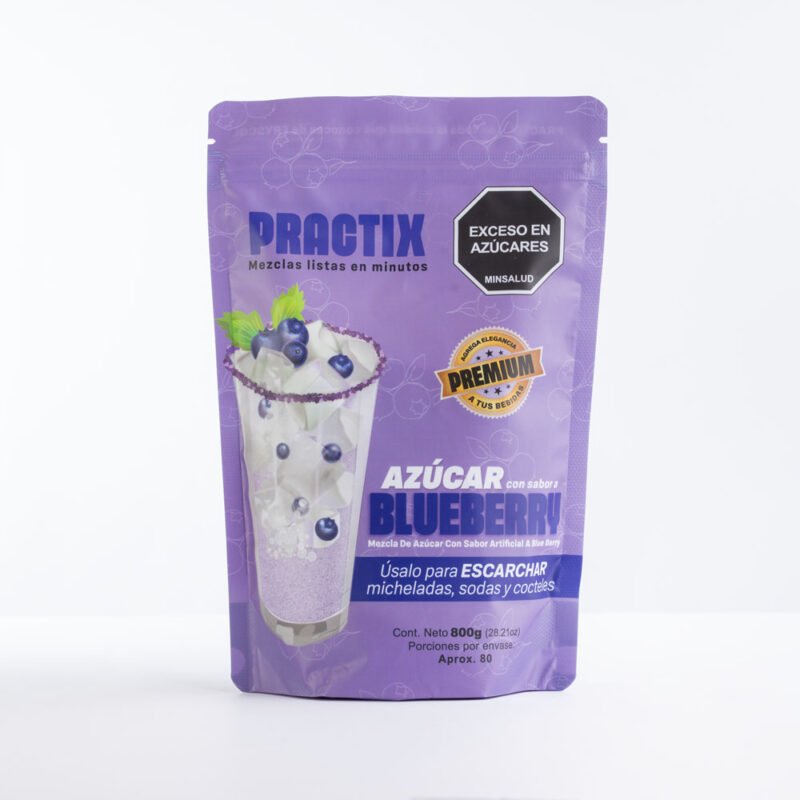 Empaque Azúcar blueberry 800 gramos