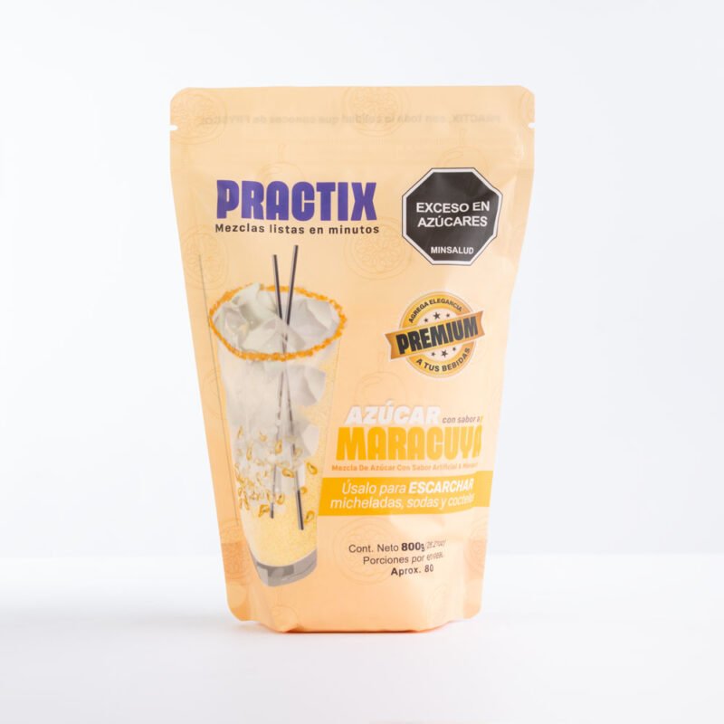 Empaque Azúcar maracuyá 800 gramos